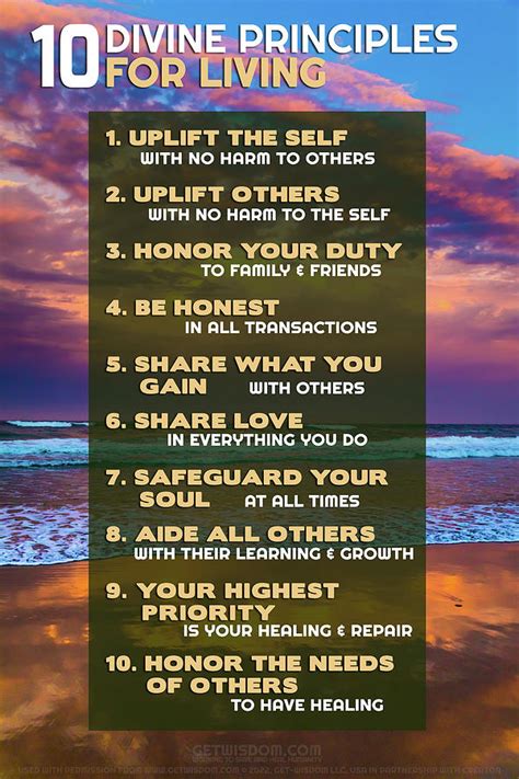 10+ Divine Principles For Inner Peace