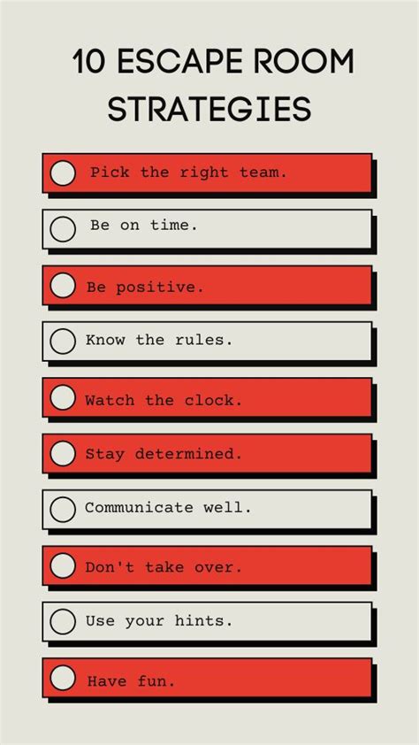 10 Strategies For Winning In Escape Rooms 10 Strategies For Winning In Escape Rooms