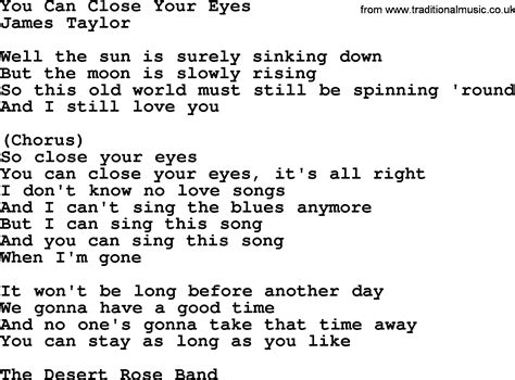 12 Close To Your Eyes Lyrics To Understand