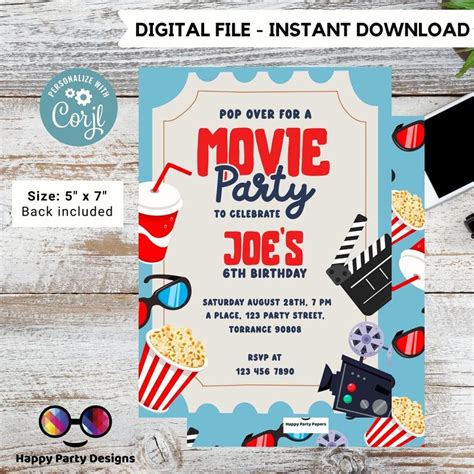 12 Movie Invitations That Ensure Laughter