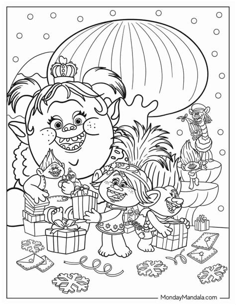 34 Trolls Coloring Pages Free Pdf Printables
