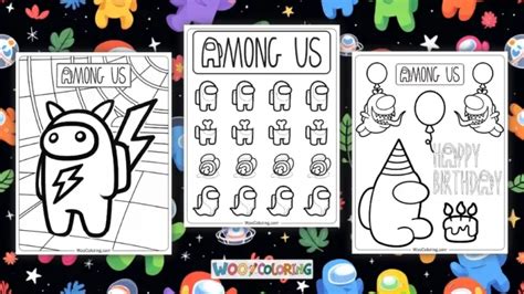 52 Among Us Coloring Pages Free Pdf To Print Woo Coloring
