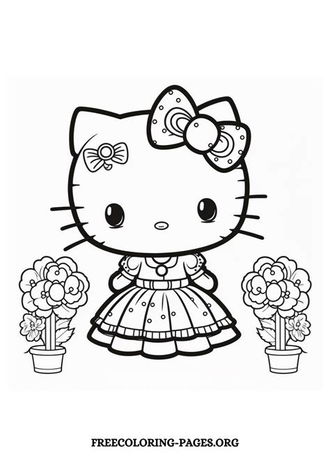 65 Hello Kitty Coloring Pages Free Printable Pdfs