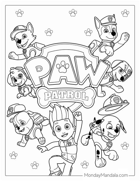 65 Paw Patrol Coloring Pages For Kids Free Pdf Printables