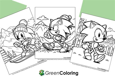 70 Sonic Coloring Pages Free Pdf Printables