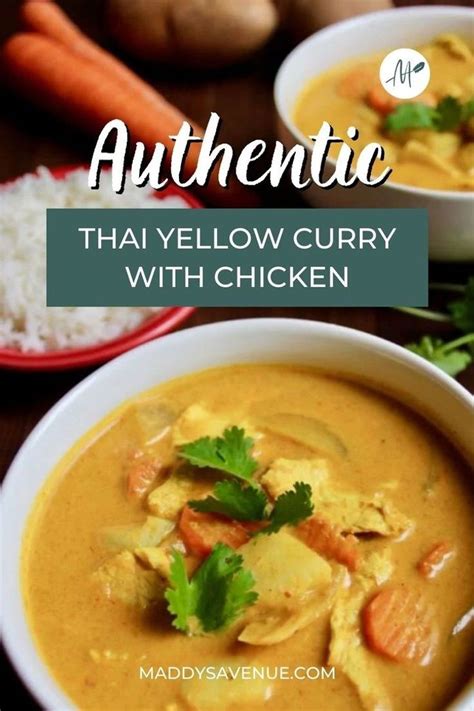 Authentic Thai Yellow Curry Recipe With Chicken Potatoes And Carrots Authentic Thai Yellow Curry Recipe With Chicken Potatoes And Carrots