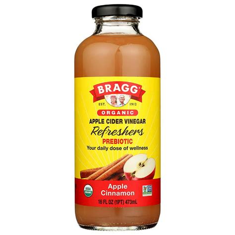 Bragg Organic Apple Cider Vinegar Drink Apple Cinnamon 16 Fl Oz Pack Of Bragg Organic Apple Cider Vinegar Drink Apple Cinnamon 16 Fl Oz Pack Of