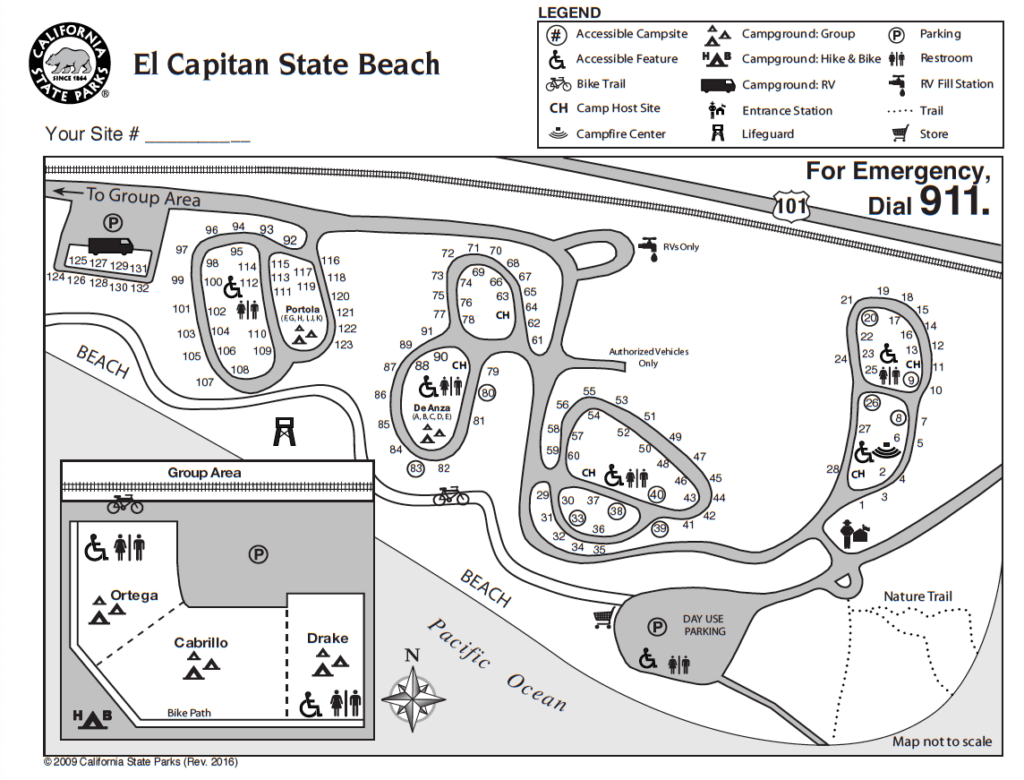 Campground Info And Reviews El Capitan State Beach
