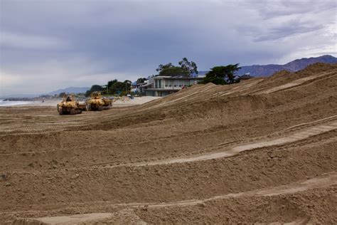 Carpinteria Winter Berm Holds Up Amid Wednesday Thursday Storm News