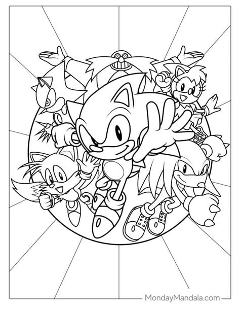 Coloring Sonic And Friends