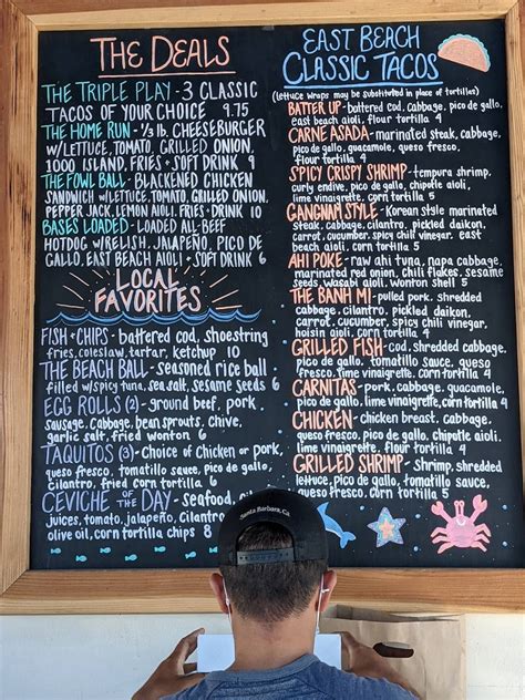 East Beach Tacos Menu: Options Revealed