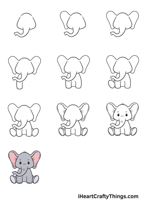 Elephant Outline: Simple Drawing Guide