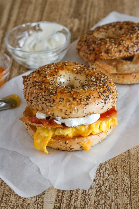 Everything Bagel Breakfast Sandwich Layers Of Happiness Everything Bagel Breakfast Sandwich Layers Of Happiness