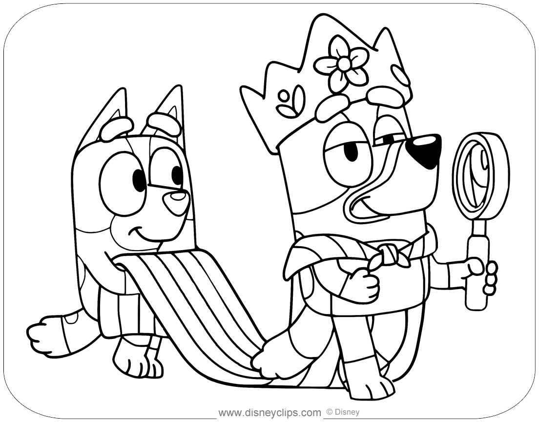 Free Printable Bluey Coloring Pages In Pdf Disneyclips Com Free Printable Bluey Coloring Pages In Pdf Disneyclips Com