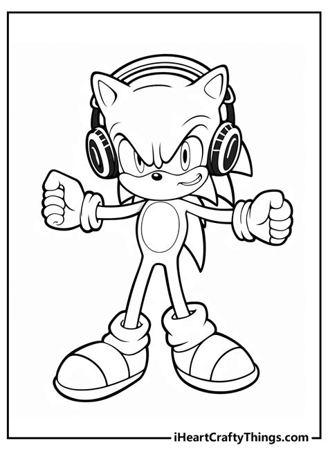 Free Printable Sonic The Hedgehog Coloring Pages For Kids
