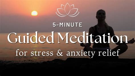 Guided Meditation For Anxiety And Stress Relief Mindfulness Meditation