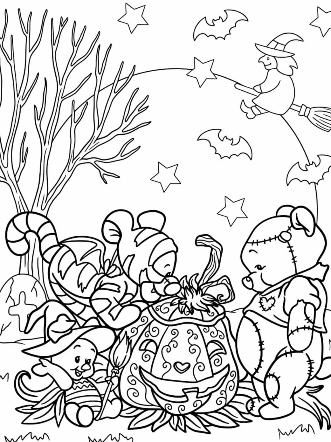 Halloween Coloring Pages Disney: Disney Magic Meets Spooky Creativity