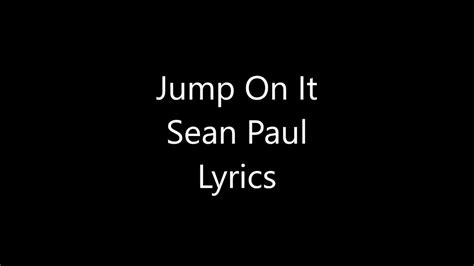 Jump On It With Lyrics