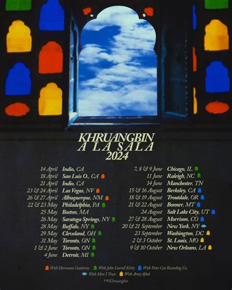 Khruangbin Tour 2024