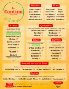 La Cantina Website