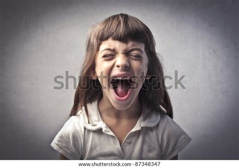 Little Girl Screaming Stock Photo 87348347 Shutterstock Little Girl Screaming Stock Photo 87348347 Shutterstock