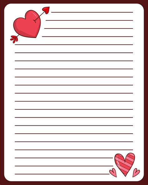 Love Letter Writing Paper Love Letter Writing Paper