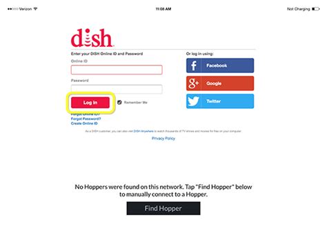 My Dish Login