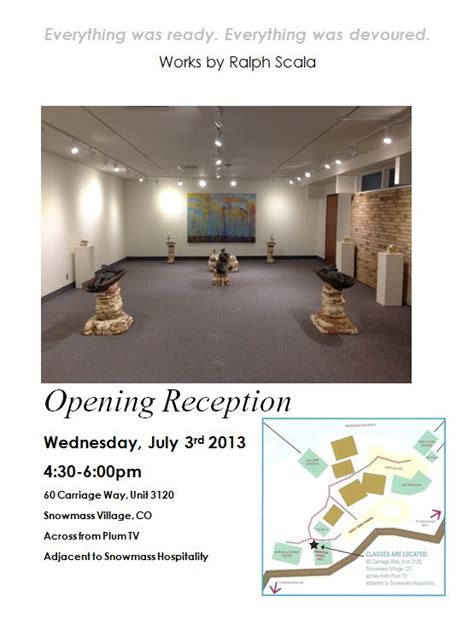Opening Today Ralph Scala Exhibits In Anderson Ranch Gallery At Base Opening Today Ralph Scala Exhibits In Anderson Ranch Gallery At Base