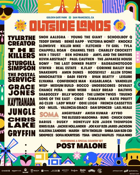 Outside Lands Lineup 2024