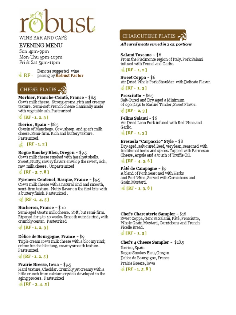 Robust Wine Bar
