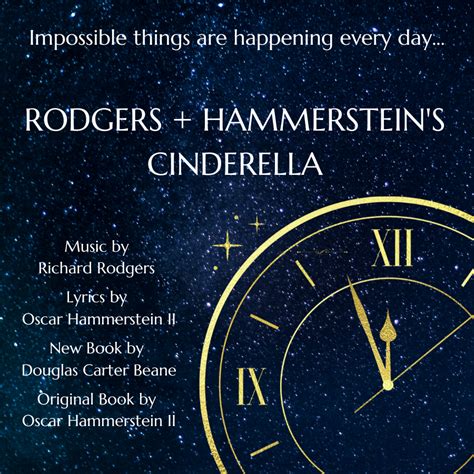 Rodgers & Hammerstein Cinderella: Enchanting Songs Ahead