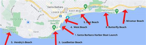 Santa Barbara Beaches Map: Find Your Perfect Spot