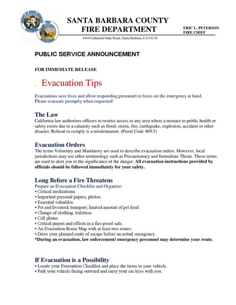 Santa Barbara Fire Guide: Evacuation & Safety Tips