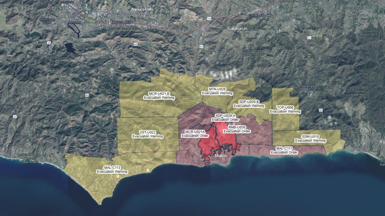 Santa Barbara Fire Today Map