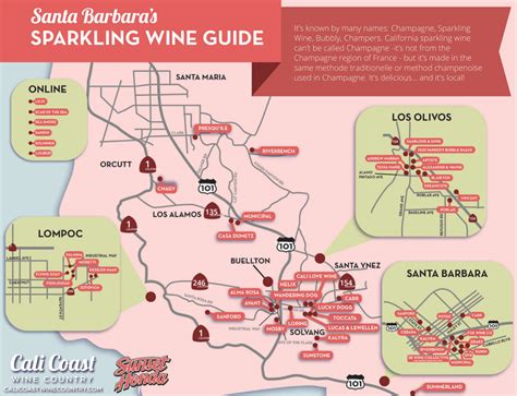 Santa Barbara Wineries Map Santa Barbara Wineries Map