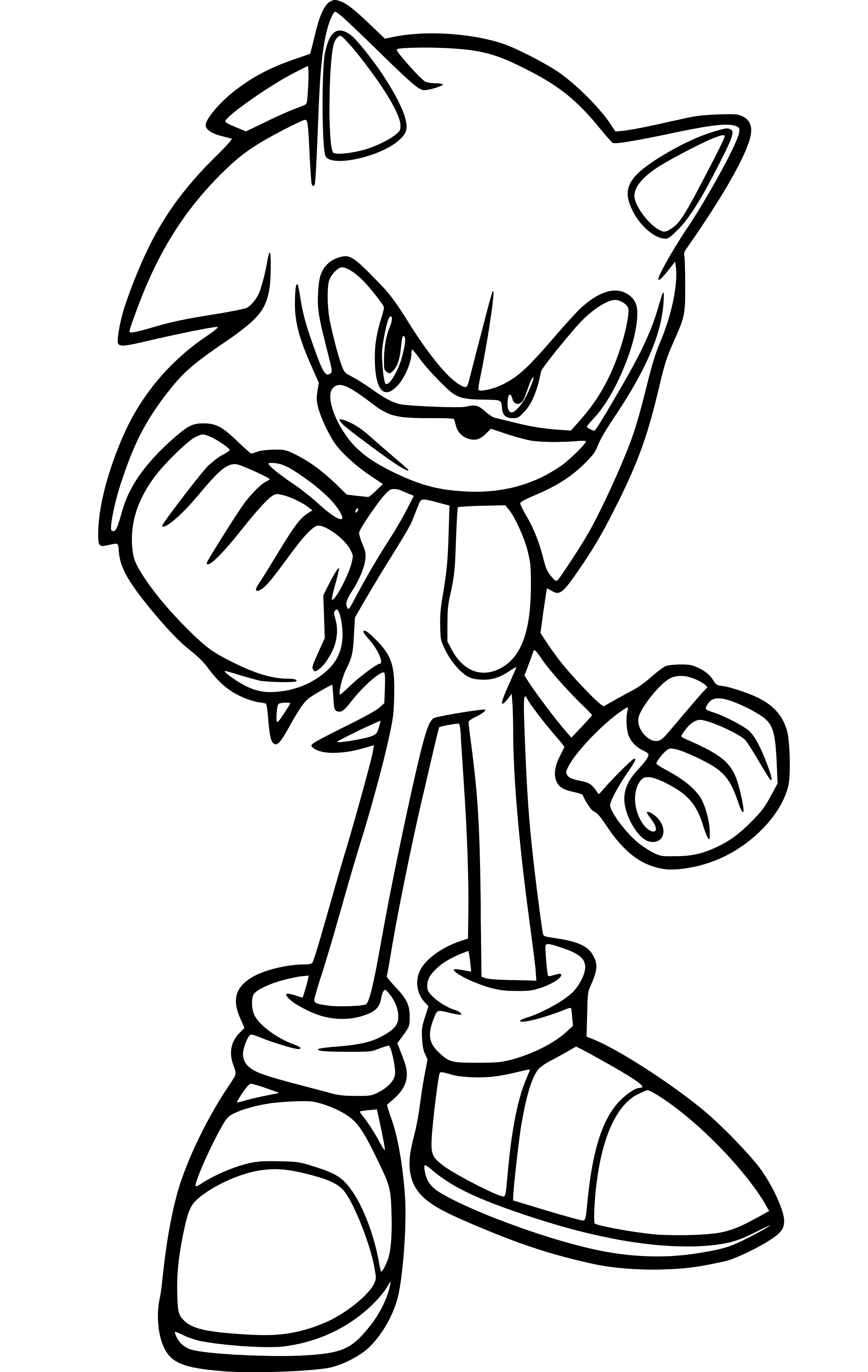 Sonic The Hedgehog Coloring Pages 44 Free Coloring Sheets