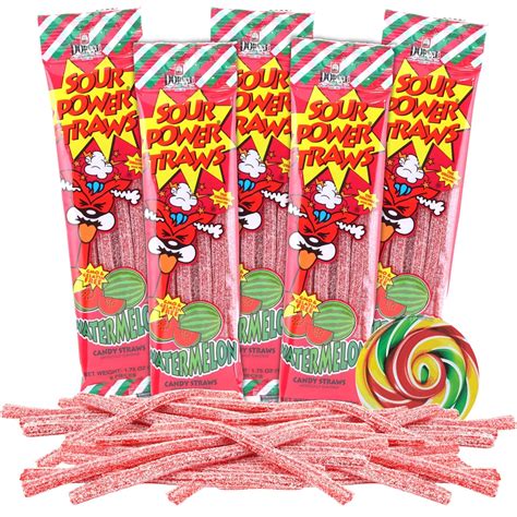Sour Straws Candy