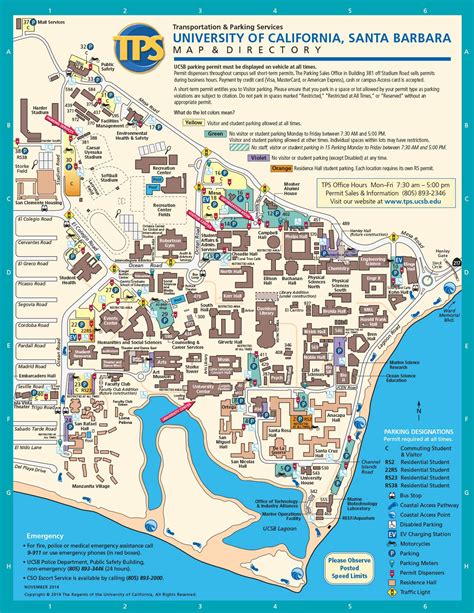 Uc Santa Barbara Map