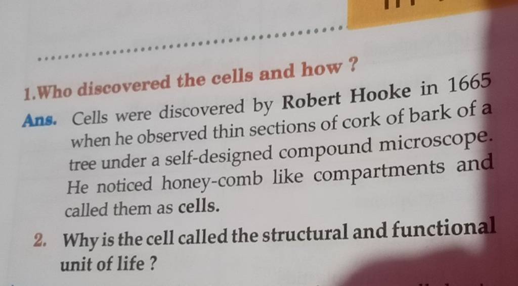 What Discovered Cells? The Ultimate Answer