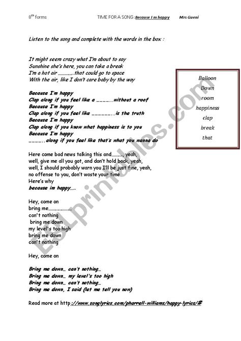When Is I'm Happy Song? Get Artist Answer